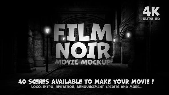 Videohive - Film Noir - Movie Mockup - 36133271