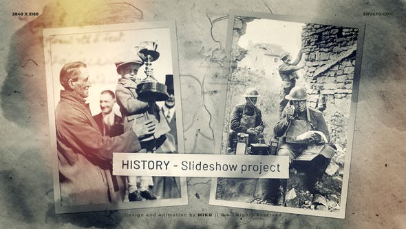 Videohive - History Slideshow 4K - 36112348