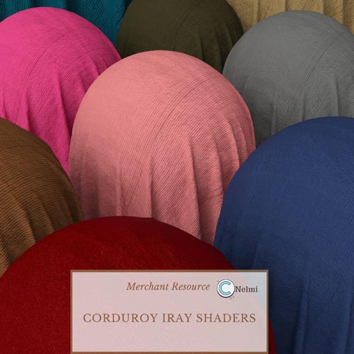 30 Corduroy Iray Shaders