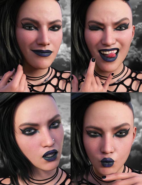 My Attitude Expressions for Genesis 8.1 Female