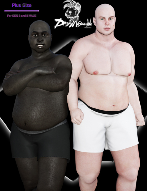 Plus Size for Genesis 3 and 8 Male