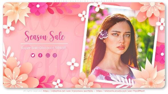 Videohive - Spring Clothing Collection - 36272634