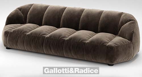 Cloud sofa and armchair Galotti & Radice
