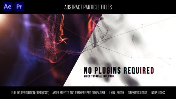 Videohive - Abstract Particle Titles - 36137646