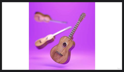 Udemy - Blender 3D: Easy Guitar Scene
