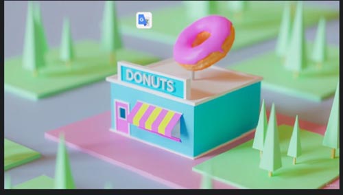 Udemy - Blender 3D: Easy Cartoon Donut Shop Scene