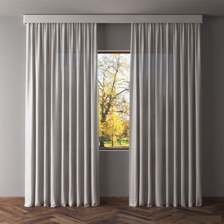 Grey curtain