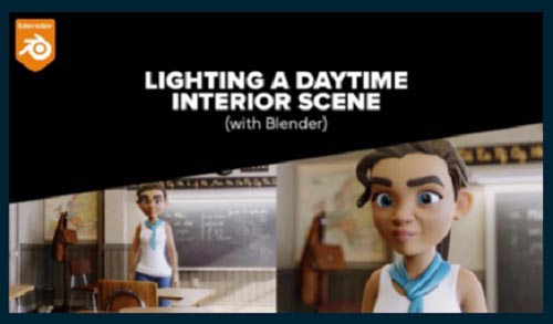 Skillshare - Learn 3D Rendering by Lighting a Daytime Interior Scene: Developing Skills in Blender