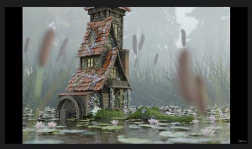 Udemy - Environment course in blender 2.93
