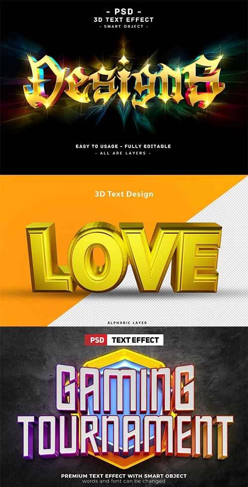 Psd text effect set vol 235