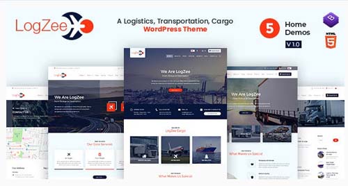 ThemeForest - Logzee v1.0.0 - Logistics, Transportation, Cargo WordPress Theme (Update: 4 June 21...