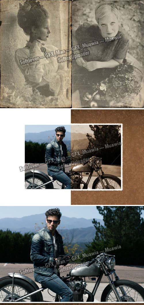 Vintage Look Photo Effects for Photoshop +Tutorials