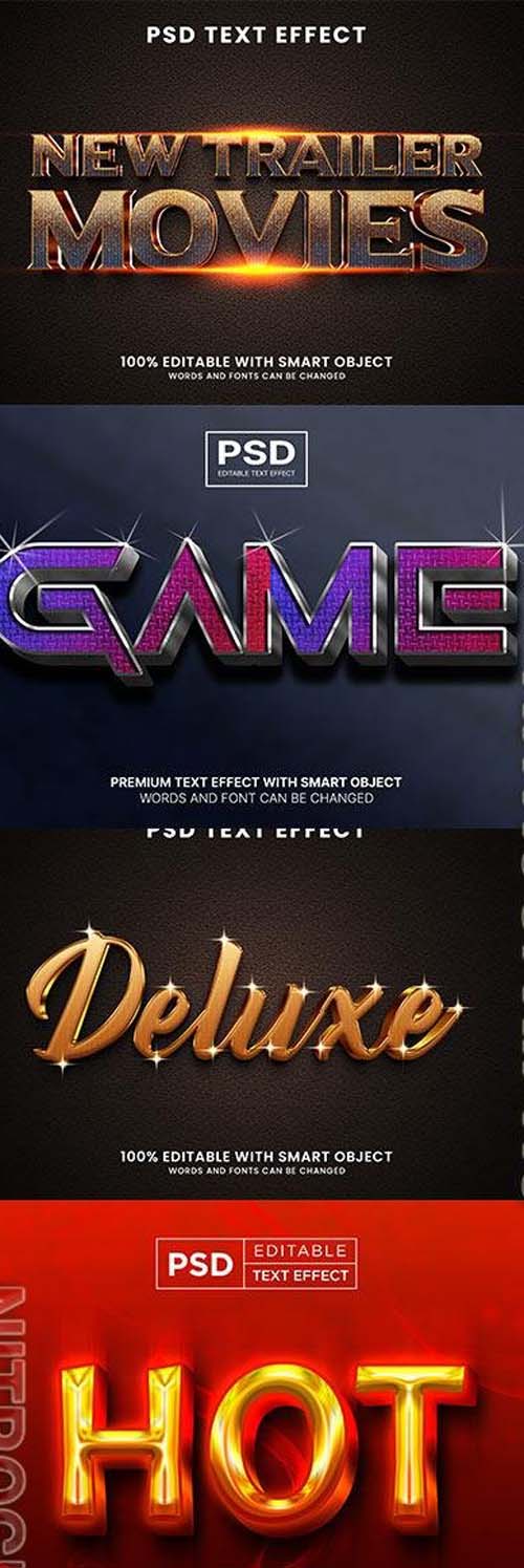 Psd text effect set vol 261