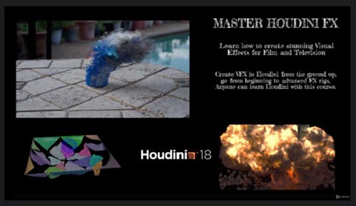 Udemy - Master Houdini FX: Create Stunning Visual Effects rigs
