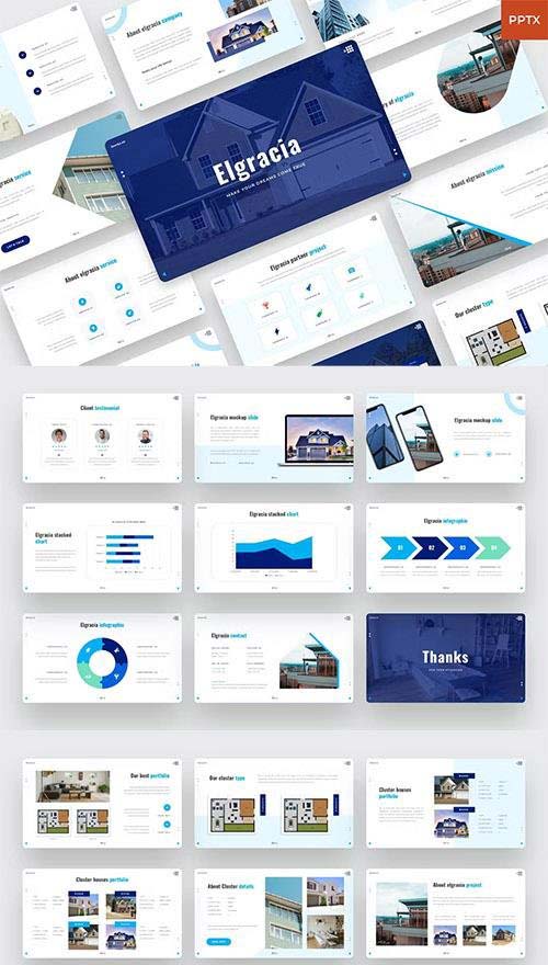 Elgracia - Real estate Powerpoint, Keynote and Google Slides Template