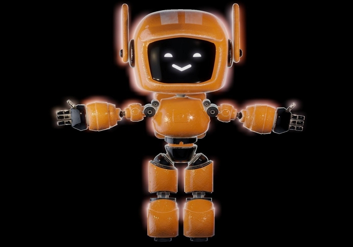 ORANGE ROBOT from LOVE DEATH AND ROBOTS