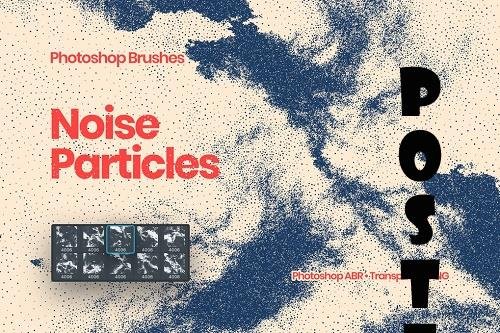 Noise Particle Photoshop Brushes