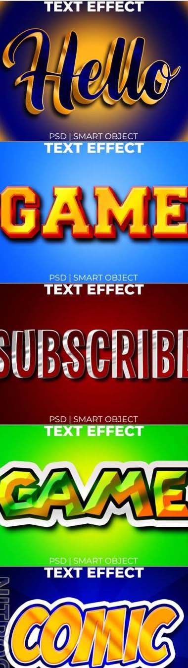 Psd text effect set vol 318