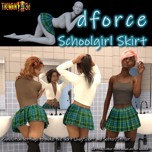 dforce Schoolgirl Skirt