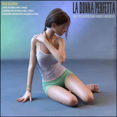 La Donna Perfetta - Poses for Genesis 8 and 8.1