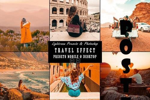 Travel Effect Photoshop Action & Lightrom Presets