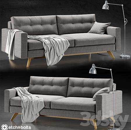Etch & Bolts Alfinch Sofa, Ikea Aröd