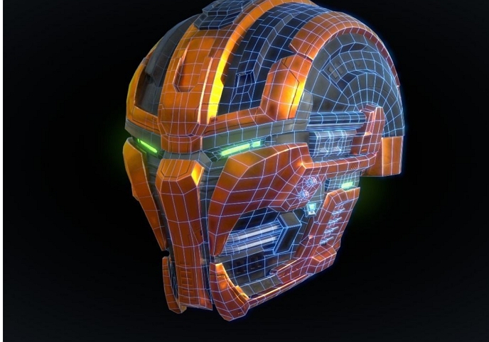 Cyborg Helmet