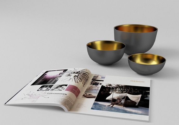 Bowls and Magazine