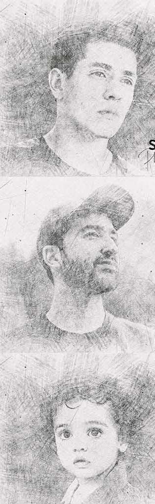 Sketch Photo Effect - 34943868