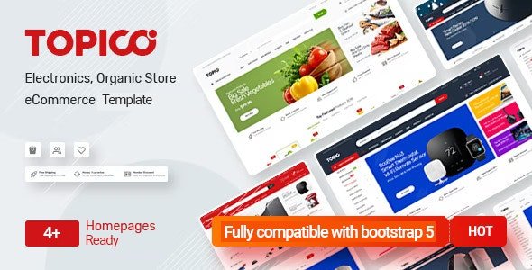 ThemeForest - Topico v1.0 - Multipurpose eCommerce HTML5 Template - 35372274