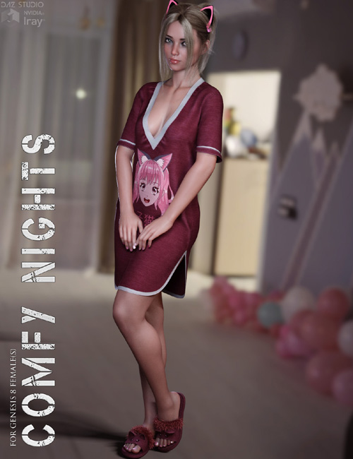 dForce Comfy Nights for Genesis 8 Females