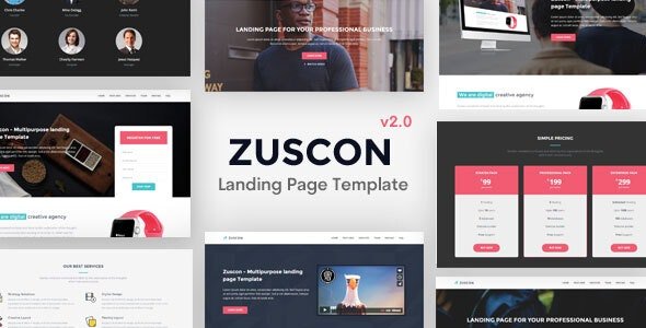 ThemeForest - Zuscon v2.0.0 - Bootstrap 5 Landing Page Template - 21190150