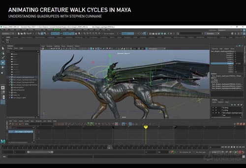 The Gnomon Workshop - Animating Creature Walk Cycles in Maya with Stephen Cunnane
