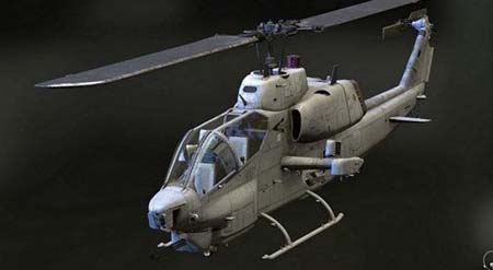 AH-1W Supercobra Attack Helicopter