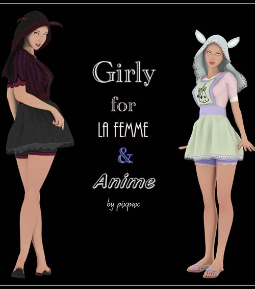 Girly for La Femme & La Femme Anime