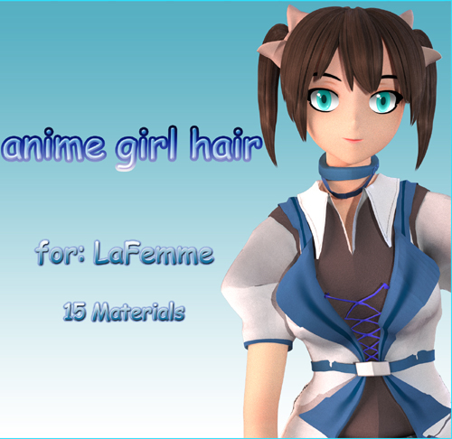 Anime Girl Hair for La Femme