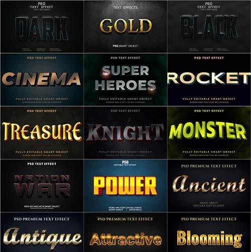 Psd text effect set vol 404