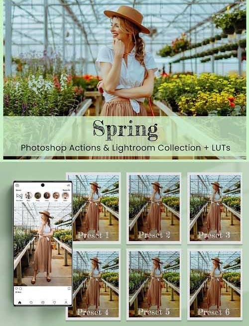 Spring Photoshop Actions, Lightroom - 7083973