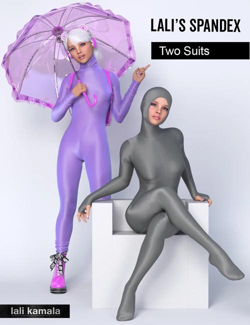 Lali’s Spandex Two Suits dForce for Genesis 8 and 8.1 Females *(UD 2021-12-02)