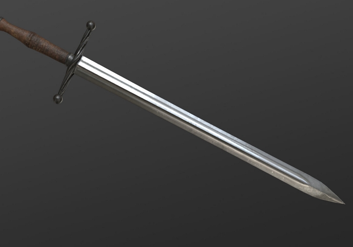 Realistic Medieval Sword