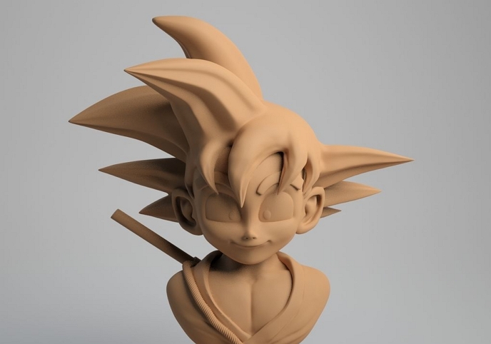 Goku bust