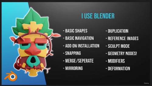 Udemy - I use Blender: 3D Modeling