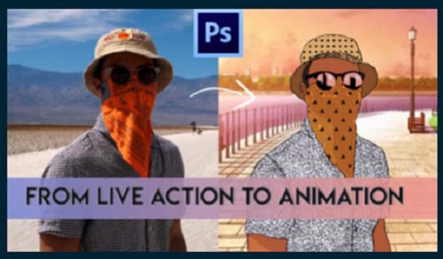 Skillshare - Rotoscope Animation in Photoshop : Turn Live Action scene to Animation