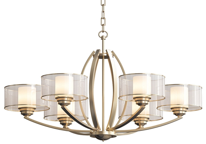 Metal Gold Chandelier