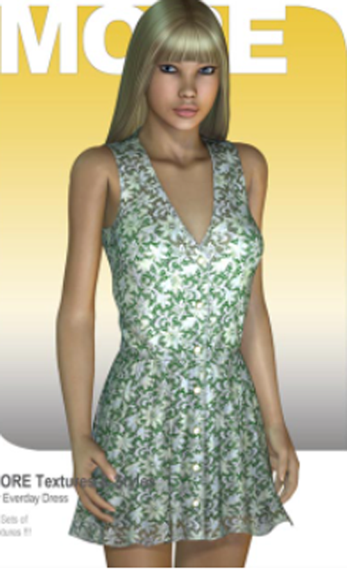 Everday Dress (conv.from V4) for Genesis 8 Females