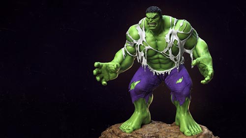 FlippedNormals - Superhero Anatomy Course for Artists - The Hulk