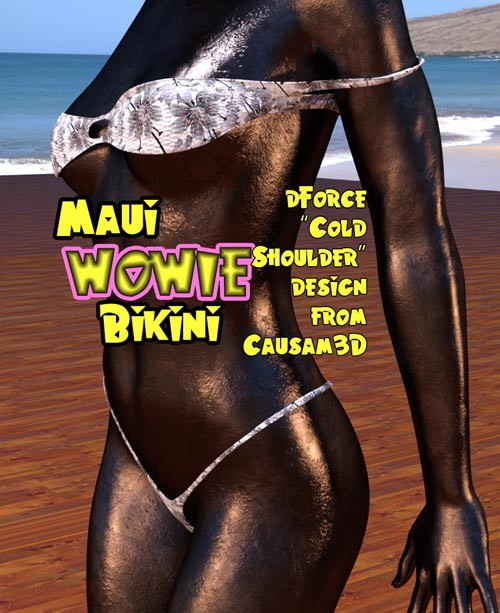 Maui Wowie Bikini for Genesis 8.X Females