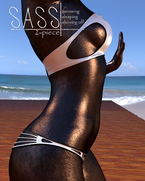 SASS 2-Piece Swimsuit and Lingerie for Genesis 8.X Females