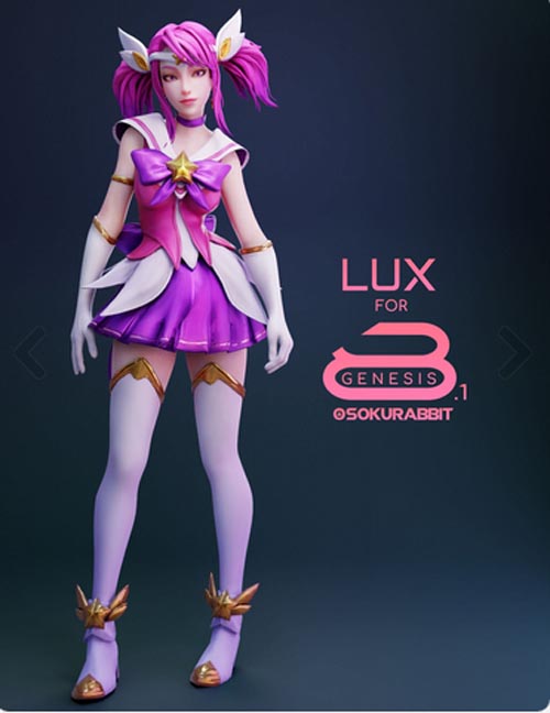 LUX Star Guardian For Genesis 8 and 8.1 Female
