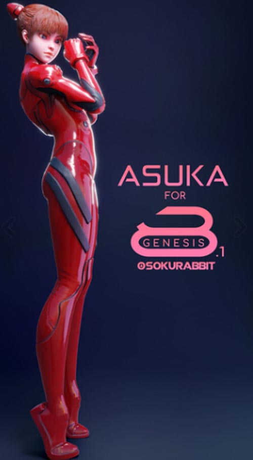 Asuka For Genesis 8 and 8.1 Female